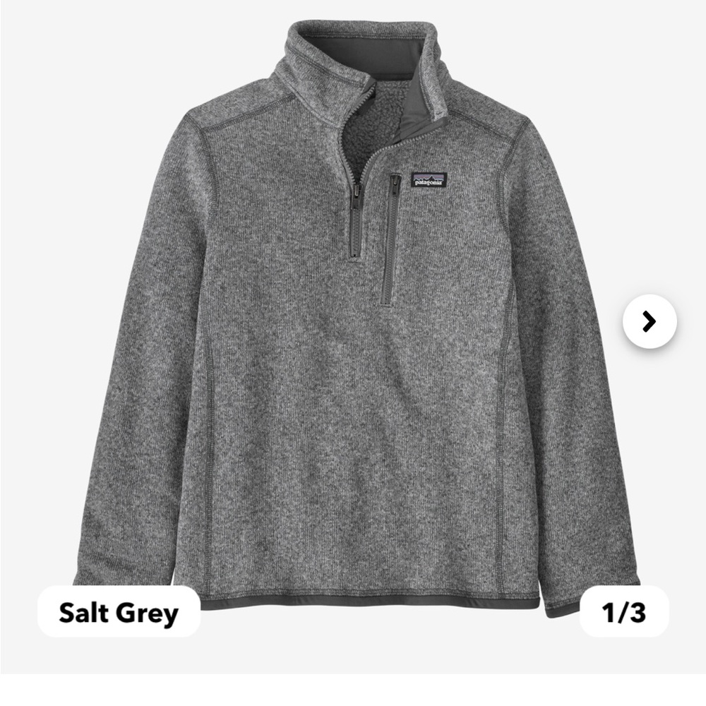 Patagonia Kids' Better Sweater® 1/4 Zip Fleece